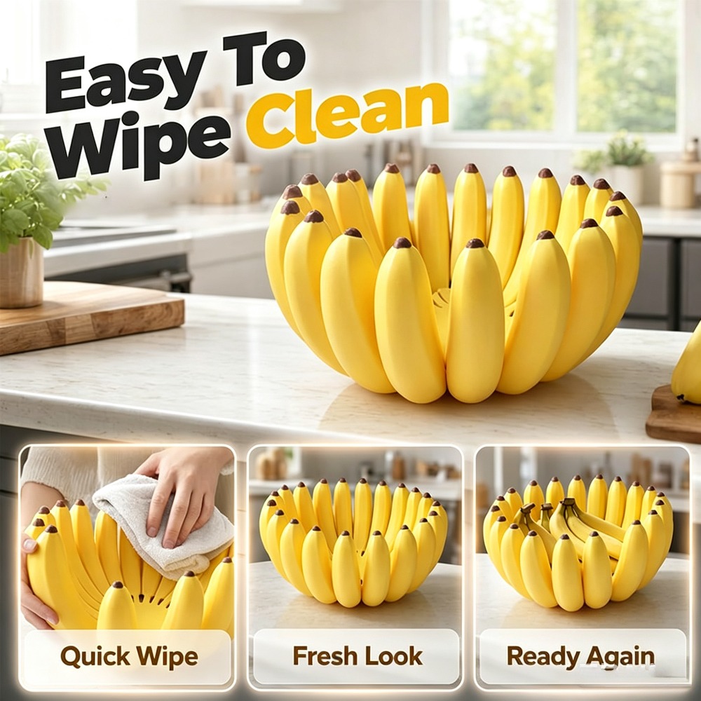 Commercial Kitchen Tables - Banana Shape Fruit Bowl Snack Tray