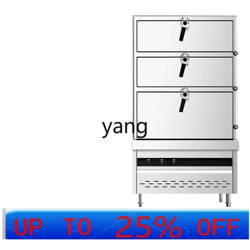Commercial Steamer Cabinet - CX commercial three-door gas electric steamer