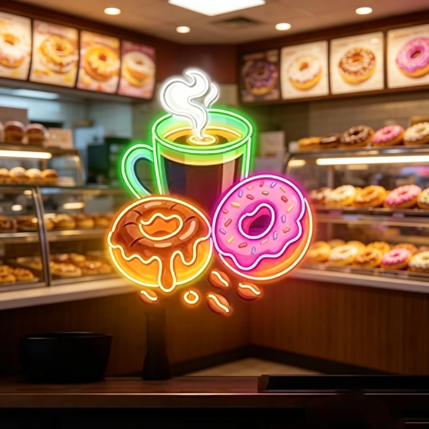 Donuts LED Neon Sign USB Power - огляд і ціна Commercial Kitchen Store
