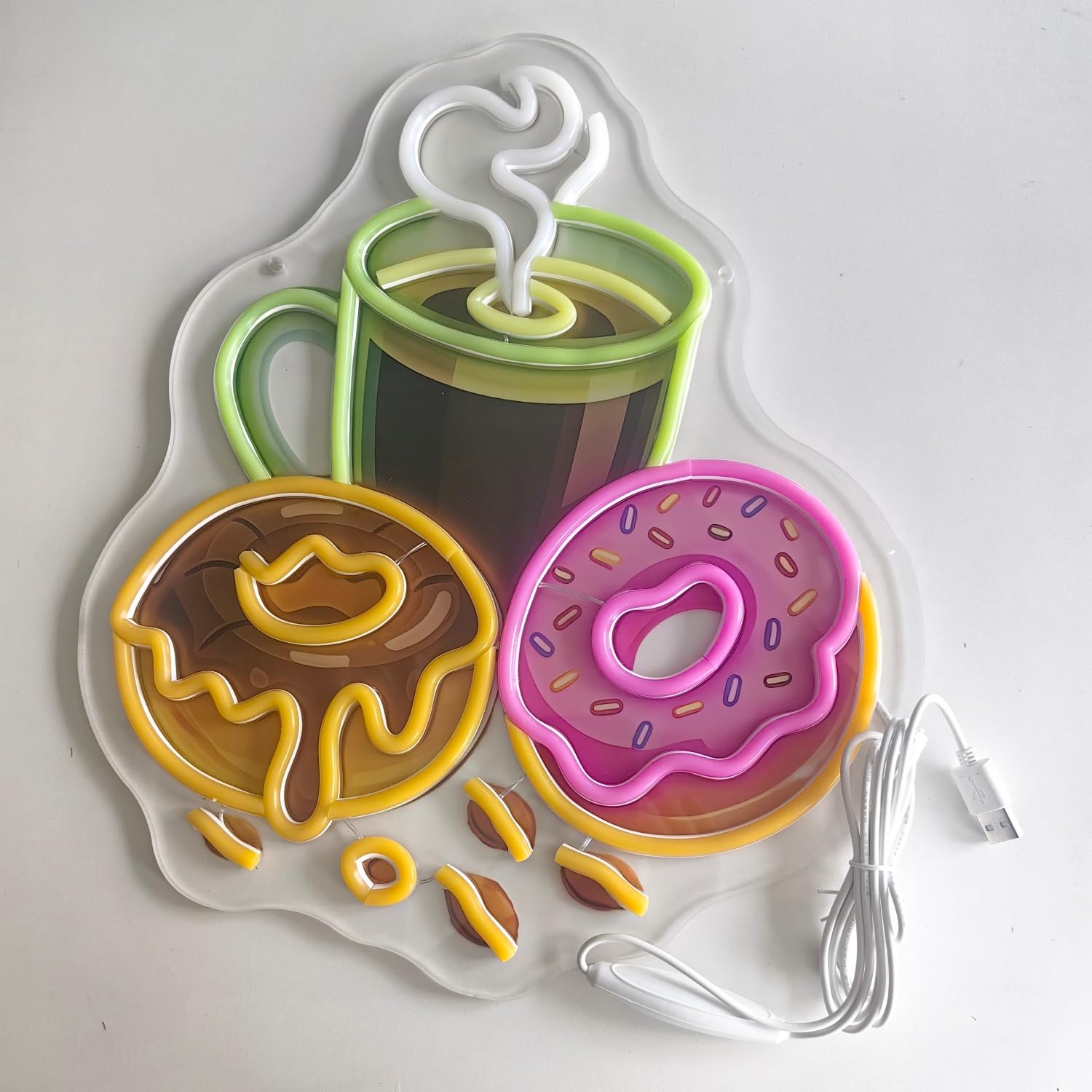 Donuts LED Neon Sign USB Power - огляд і ціна Commercial Kitchen Store