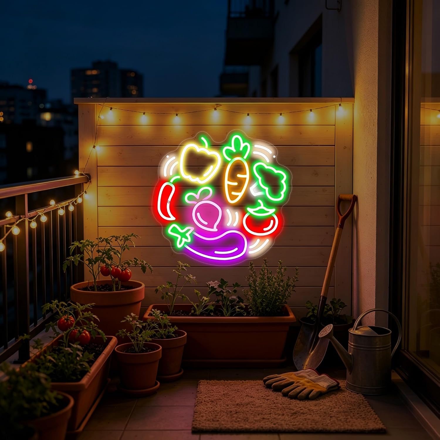 Vegetables LED Neon Sign USB N - огляд і ціна Commercial Kitchen Store