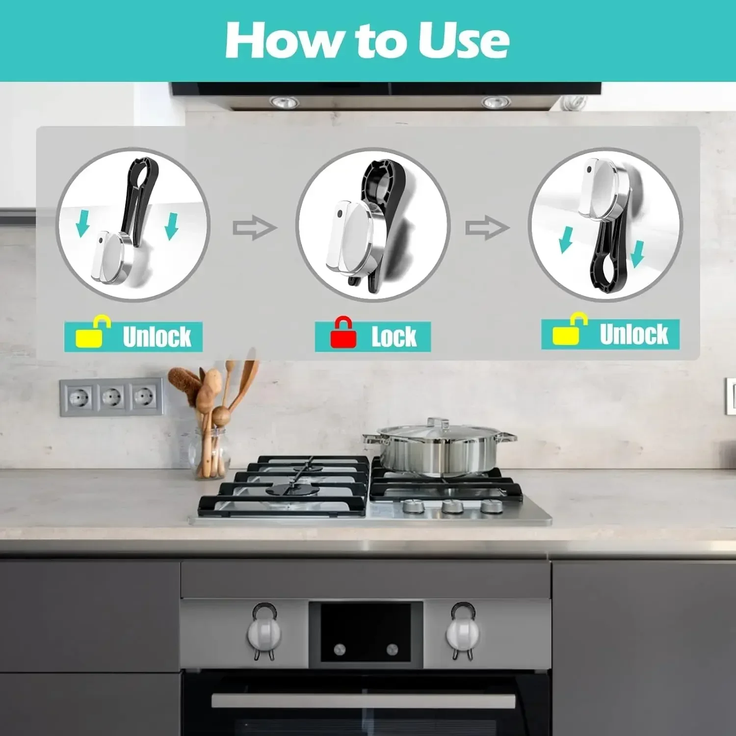 Childproof Kitchen Safety Set  - огляд і ціна Commercial Kitchen Warmer