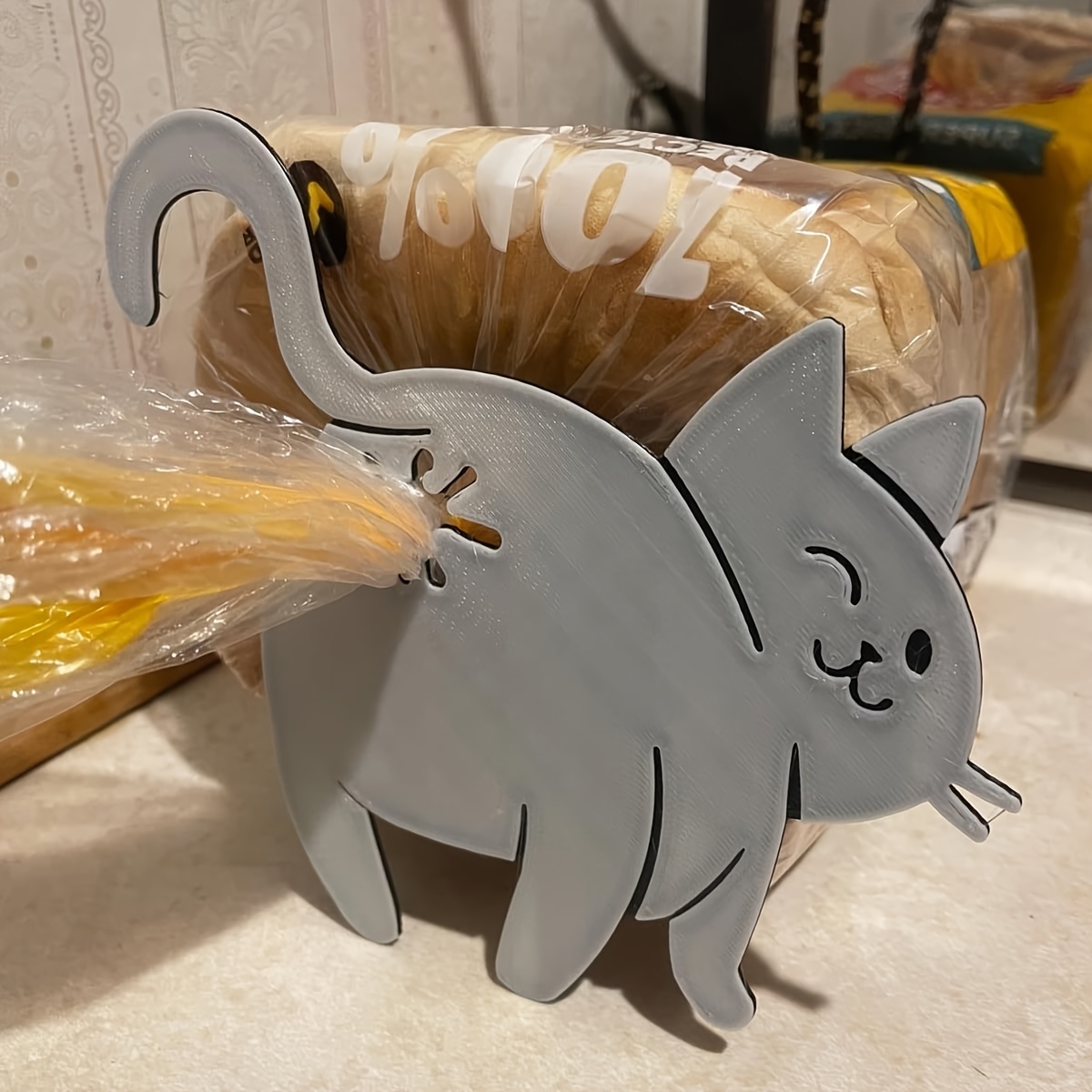 Cat Butt Bread Clip -3D Printe - огляд і ціна Commercial Kitchen Utensil Holder