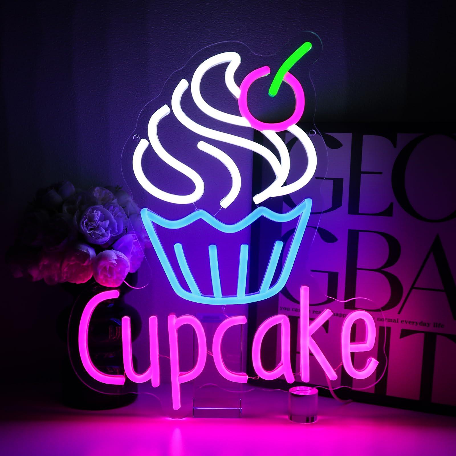 Cupcake Neon Sign for Wall Dec - огляд і ціна Commercial Kitchen Store
