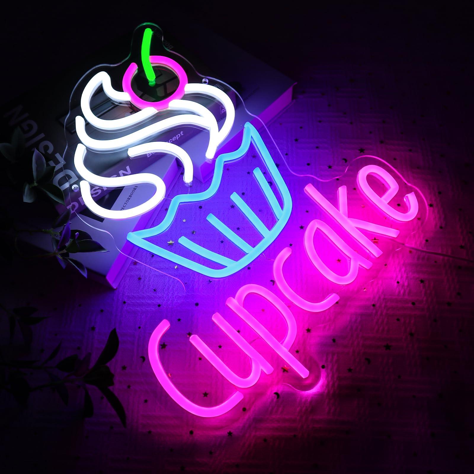 Cupcake Neon Sign for Wall Dec - огляд і ціна Commercial Kitchen Store