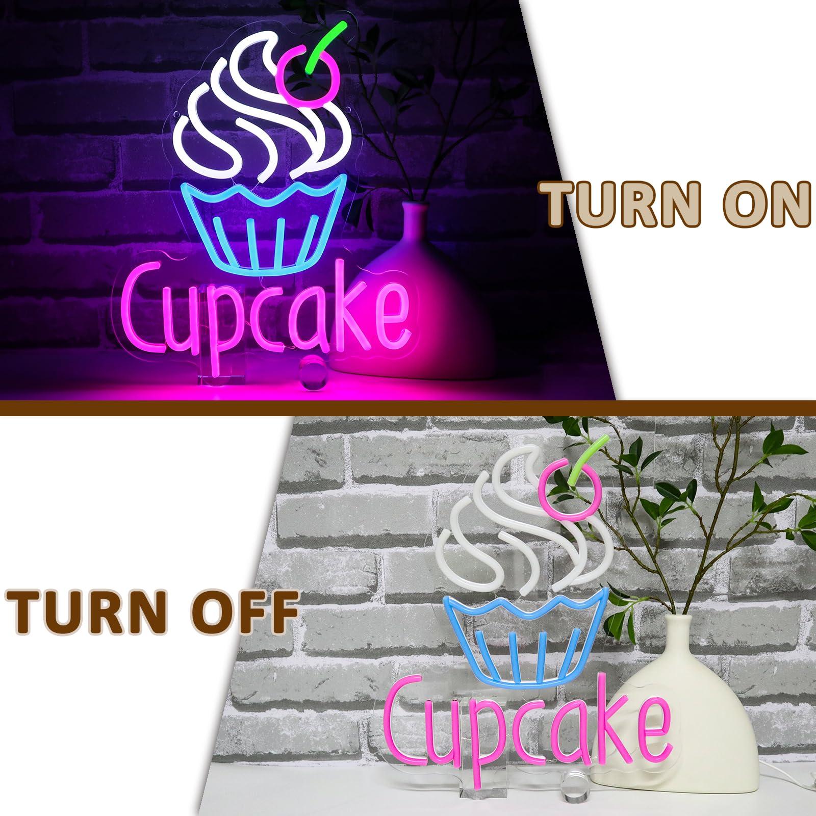 Cupcake Neon Sign for Wall Dec - огляд і ціна Commercial Kitchen Store
