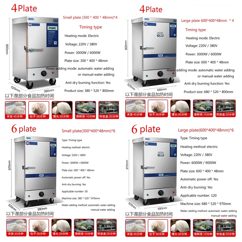 Commercial Seafood Steamed Cab - огляд і ціна Commercial Steamer Cabinet