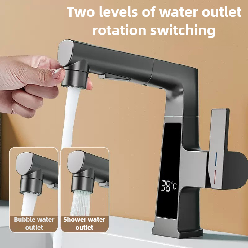 Digital Display Pulling Faucet - огляд і ціна Commercial Kitchen Faucet