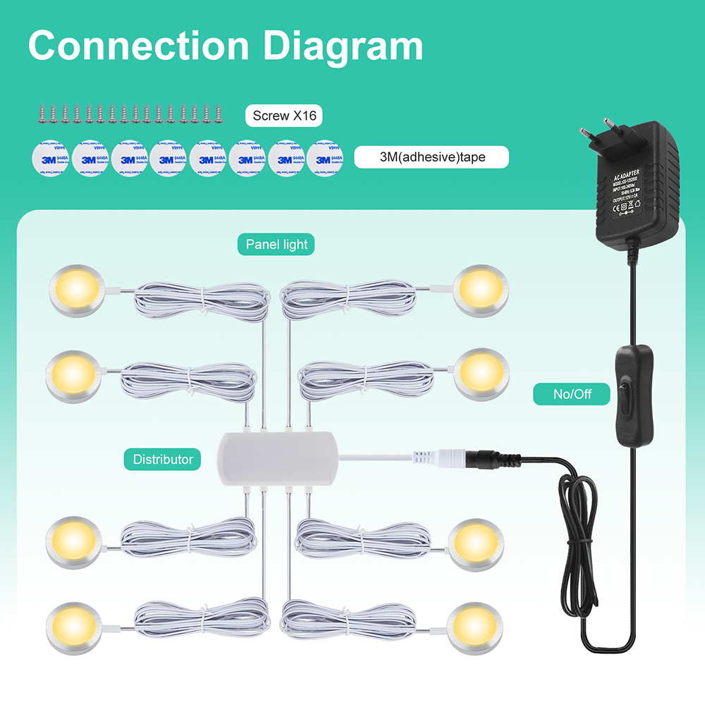 12V LED Under Cabinet Light Sw - огляд і ціна Commercial Kitchen Lighting