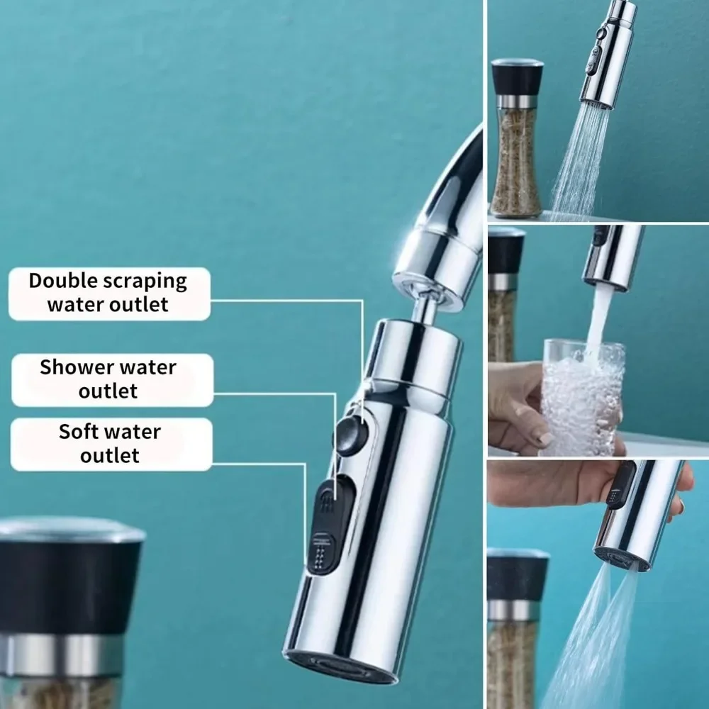 1pc 3 in1 Flexible Kitchen Fau - огляд і ціна Commercial Kitchen Faucet