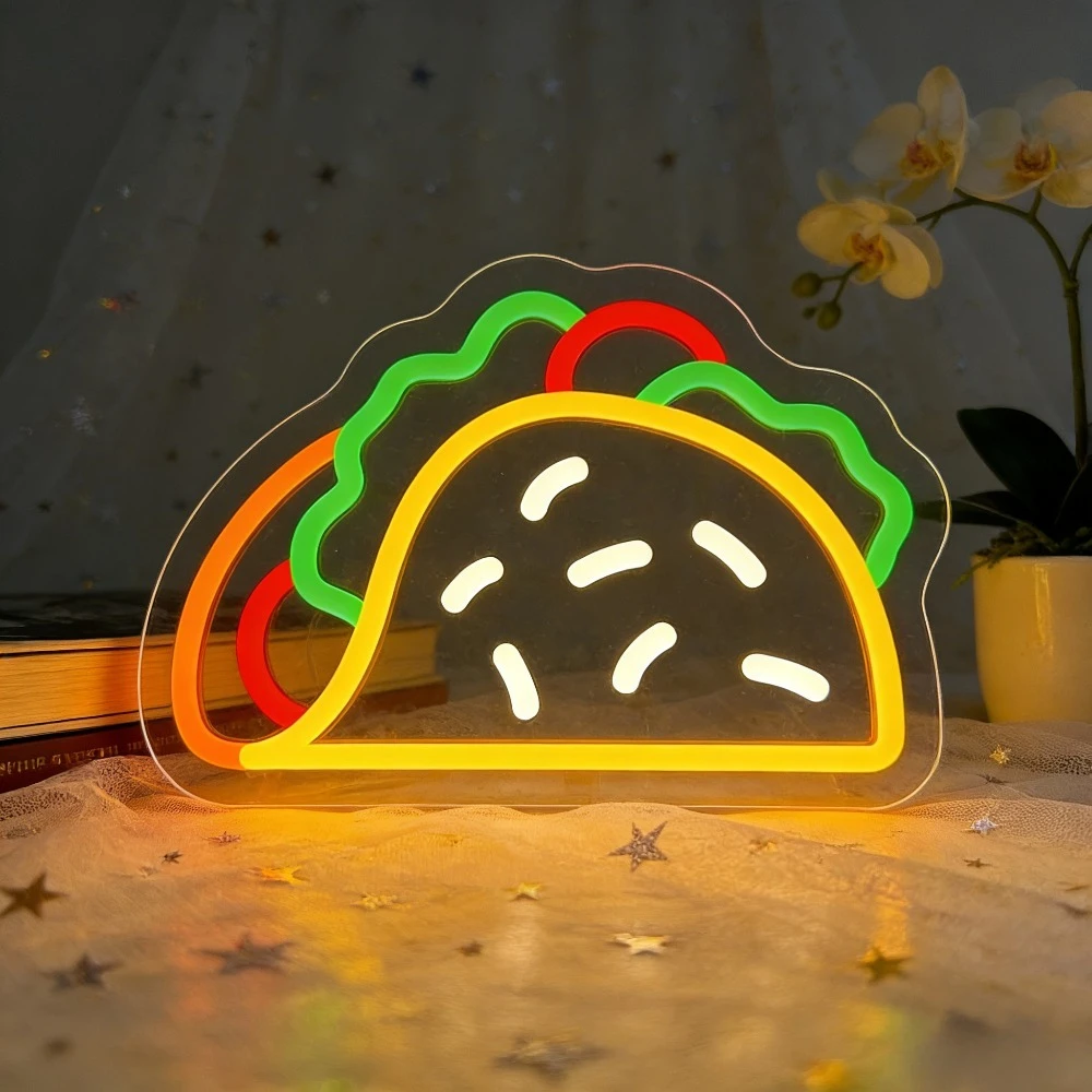 Taco Neon Sign LED USB Dimmabl - огляд і ціна Commercial Kitchen Store