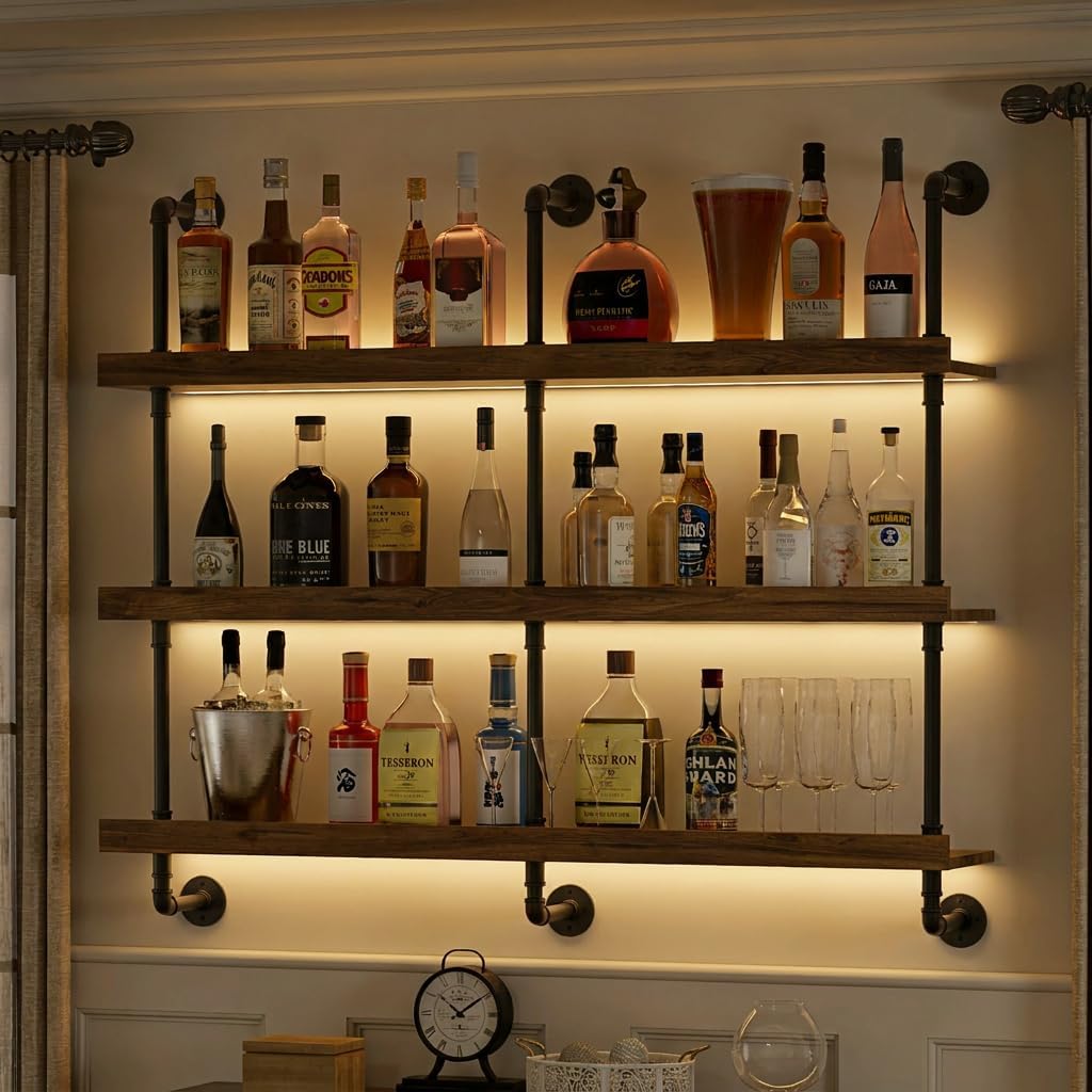 Wall Mounted Wine Rack With LE - огляд і ціна Commercial Kitchen Lighting