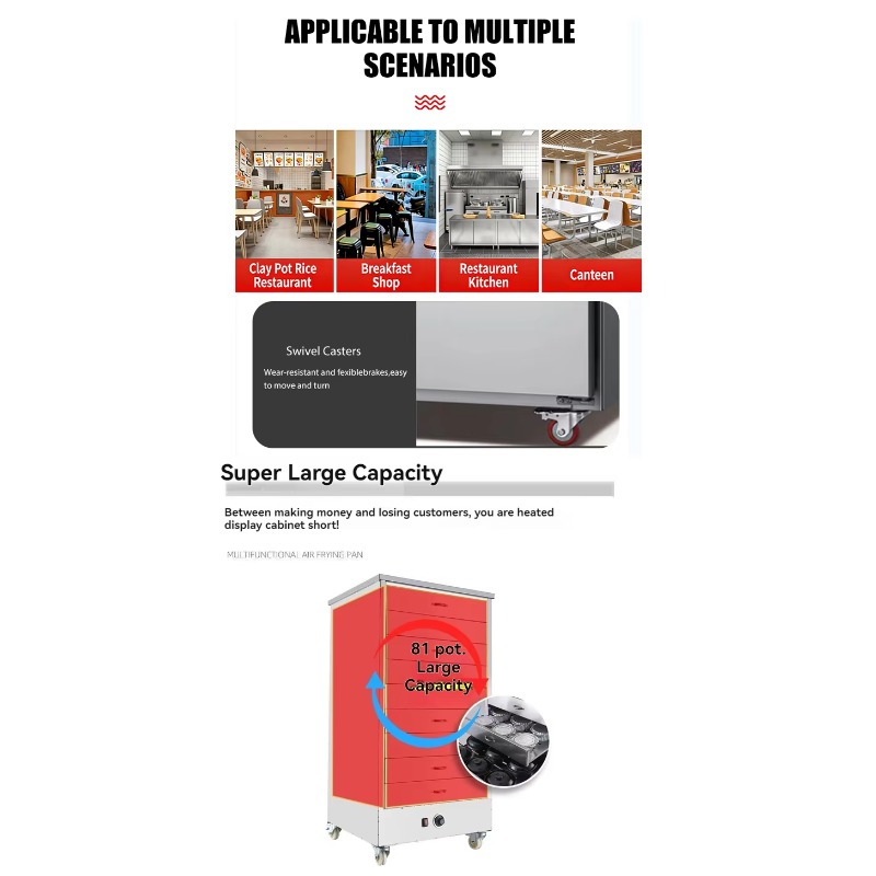 High Quality 9-Layer Commercia - огляд і ціна Commercial Kitchen Warmer
