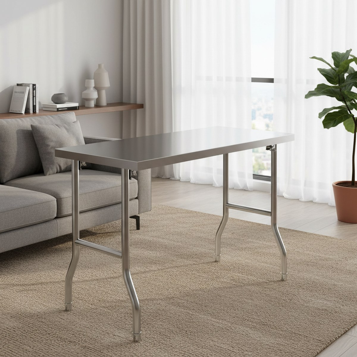Heavy Duty Stainless Steel Fol - огляд і ціна Commercial Kitchen Tables