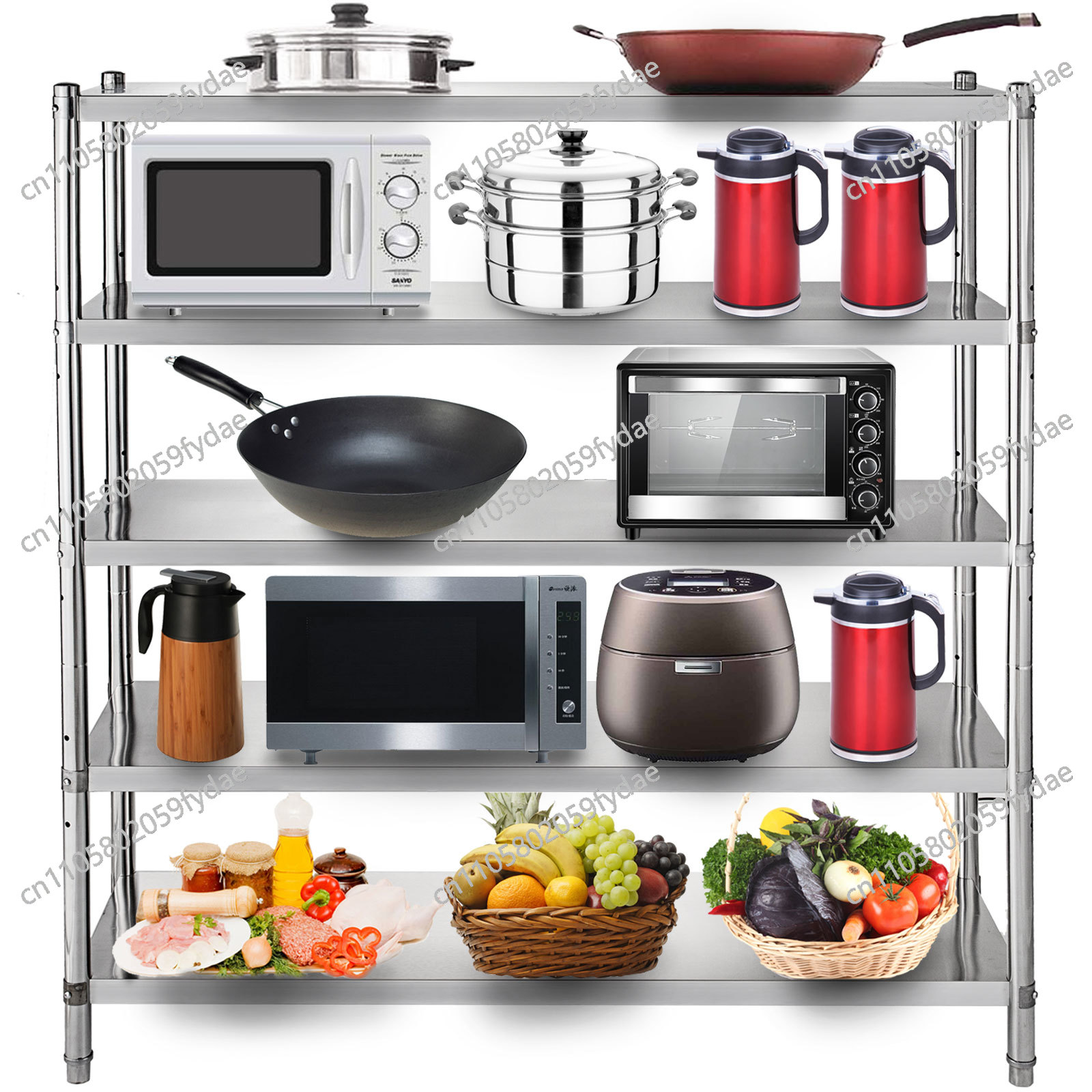 For 4-Tier Stainless Steel Com - огляд і ціна Commercial Kitchen Store